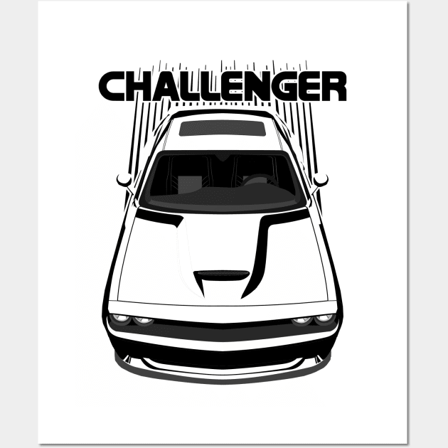Challenger  - Dark Transparent/Multi Color Wall Art by V8social